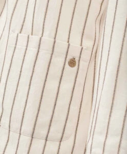 Veste Blazer Rayé Femme 8 Veste Blazer Rayé Femme -Terre De Marin Boutique prod 7639 veste ml fond grege raye indigo fevest 666x812 fc7ea0111e0b