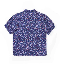 Chemise Manches Courtes Imprimé Avec Fils Métalisés Femme -Terre De Marin Boutique prod 7672 chemise chemisier ml imprime eclem 666x812 fc7ea0111e0b