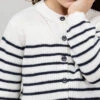 Gilet Rayé Blanc Et Bleu Marine Fille 6 Gilet Rayé Blanc Et Bleu Marine Fille -Terre De Marin Boutique prod 7796 cardigan tricot fond naturel raye indigo iseo 666x812 fc7ea0111e0b