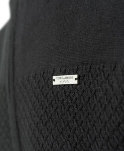Gilet Zippé Noir Homme -Terre De Marin Boutique prod 7825 cardigan tricot noir itaro 666x812 fc7ea0111e0b