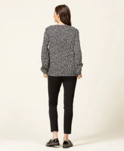 Blouse Imprimé Noir Femme -Terre De Marin Boutique prod 7999 blouse ml imprime noir carox 666x812 fc7ea0111e0b