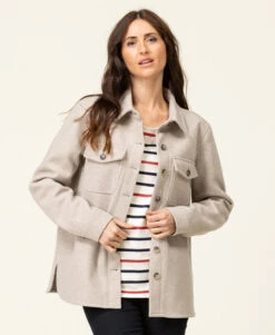 Veste Recyclée Beige Femme