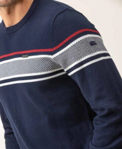 Pull Bleu Marine Homme Col Rond -Terre De Marin Boutique prod 8122 pull indigo kanen 666x812 fc7ea0111e0b
