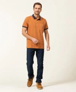 Polo Manches Courtes Rouille Homme -Terre De Marin Boutique prod 8200 polo mc rouille otoma 666x812 fc7ea0111e0b
