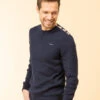 Pull Col Rond Bleu Marine Homme -Terre De Marin Boutique prod 8240 pull indigo kafull 666x812 fc7ea0111e0b