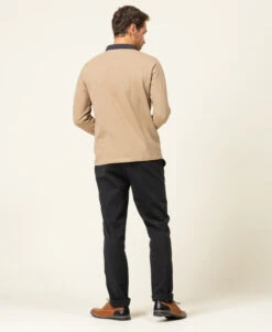 Polo Manches Longues Beige Homme -Terre De Marin Boutique prod 8267 polo ml sable orai 666x812 fc7ea0111e0b