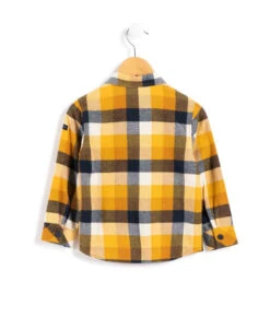 Chemise Jaune à Carreaux Garçon -Terre De Marin Boutique prod 8401 chemise chemisier ml carreaux indigo caroga 666x812 fc7ea0111e0b