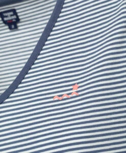 Chemise De Nuit Rayée Femme -Terre De Marin Boutique prod 8854 chemise de nuit raye proda 666x812 fc7ea0111e0b