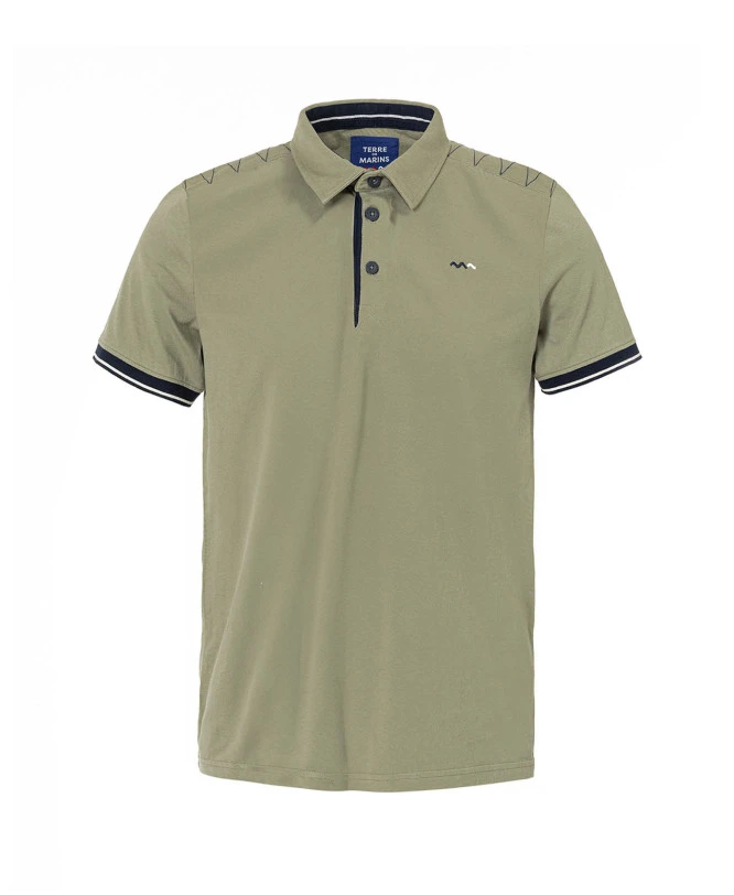 Polo Vert Sauge Homme 1 Polo Vert Sauge Homme
