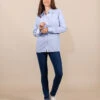 Chemise Femme Manches Longues Bleu Ciel