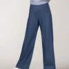 Jean à Ponts Femme 7 Jean à Ponts Femme -Terre De Marin Boutique prod 9150 pantalon denim bleu pagana 666x812 fc7ea0111e0b