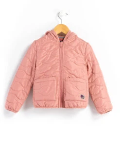 Veste Matelassée Vieux Rose Fille