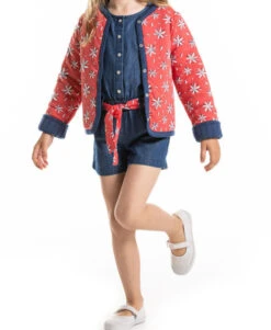 Combinaison Courte En Jean Fille