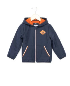 Veste à Capuche Bleu Marine Garçon