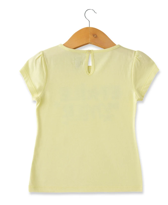 T-Shirt Jaune Fille 2 T-Shirt Jaune Fille – Image 2