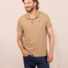 Polo Manches Courtes Beige Homme -Terre De Marin Boutique prod 9358 polo mc sable fonce oderic 666x812 fc7ea0111e0b