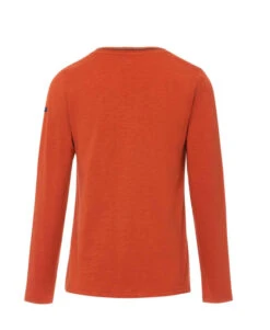 T-shirt Femme Rouge Brique Manches Longues Col V -Terre De Marin Boutique prod 9532 tee shirt ml rouge brique eroda 666x812 fc7ea0111e0b