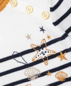 ROBE ML FOND NATUREL RAYE MARINE CABILLE 5 ROBE ML FOND NATUREL RAYE MARINE CABILLE -Terre De Marin Boutique prod 9570 robe ml fond naturel raye marine cabille 666x812 fc7ea0111e0b