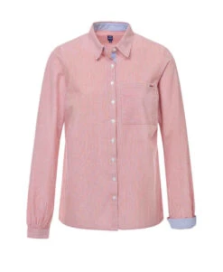 Chemise Rayé Rouge Femme