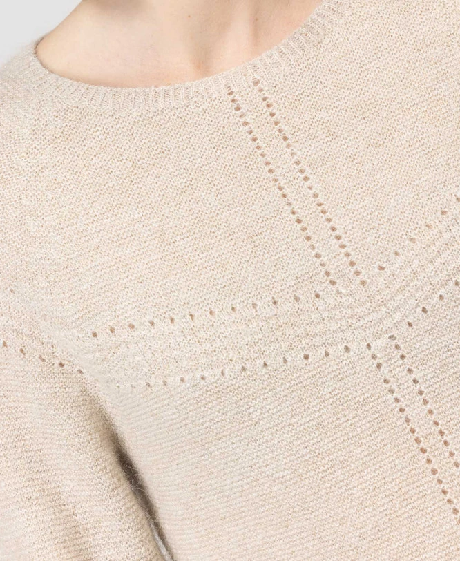 Pull Femme Made In France Beige 7 Pull Femme Made In France Beige – Image 7