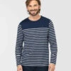 Marinière Bleu Marine Homme -Terre De Marin Boutique prod 9751 mariniere ml fond marine raye blanc opt calunque 666x812 fc7ea0111e0b
