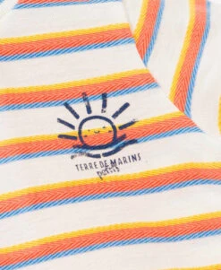 T-Shirt Rayé Bébé Garçon 5 T-Shirt Rayé Bébé Garçon -Terre De Marin Boutique prod 9822 tee shirt mc raye multicolore tourol 666x812 fc7ea0111e0b