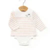 Body Marinière Bébé Fond Blanc Rayé Pêche -Terre De Marin Boutique prod 9848 body ml fond naturel raye peche clair bodima2 666x812 fc7ea0111e0b