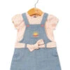 Ensemble Bébé Fille Salopette + T-shirt -Terre De Marin Boutique prod 9870 robe haut bleu efugie 666x812 fc7ea0111e0b