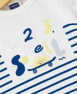 Ensemble Bébé Garçon Short Bleu Marine +t-shirt Rayé -Terre De Marin Boutique prod 9878 ens short haut fond naturel raye bleu egony 666x812 fc7ea0111e0b