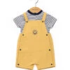Ensemble Bébé Garçon Salopette Jaune + T-shirt 7 Ensemble Bébé Garçon Salopette Jaune + T-shirt -Terre De Marin Boutique prod 9887 salopette courte haut jaune egalon 666x812 fc7ea0111e0b