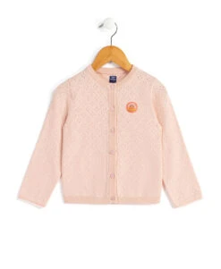 Gilet Rose Pâle Fille