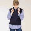 Pull Sans Manches Femme Bleu Marine -Terre De Marin Boutique prod 9960 pull indigo kary 666x812 fc7ea0111e0b