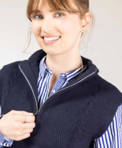 Pull Sans Manches Femme Bleu Marine -Terre De Marin Boutique prod 9962 pull indigo kary 666x812 fc7ea0111e0b